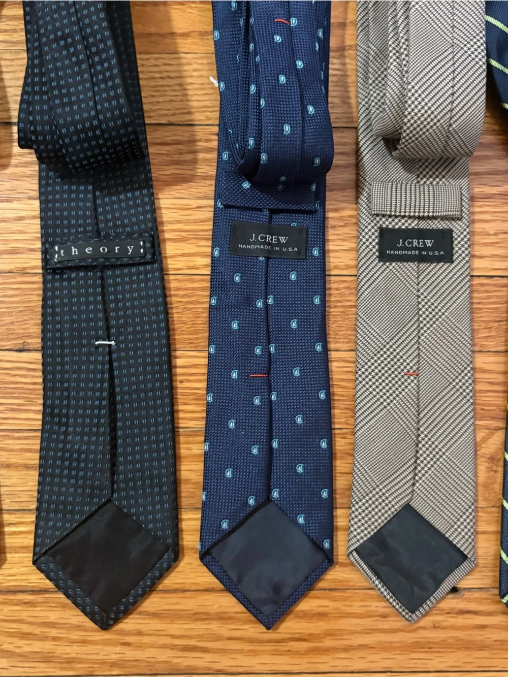 LOT of 10 Assorted Men’s Ties (Theory, JCrew, JCrew Factory, American Eagle)